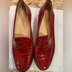 Cole Haan Women's Glossy Red Loafers